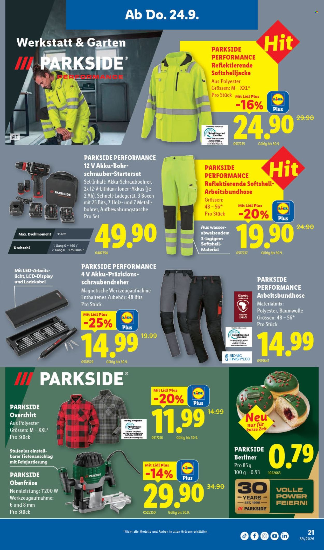 Volantino Lidl - 24.9.2026 - 30.9.2026. Pagina 21