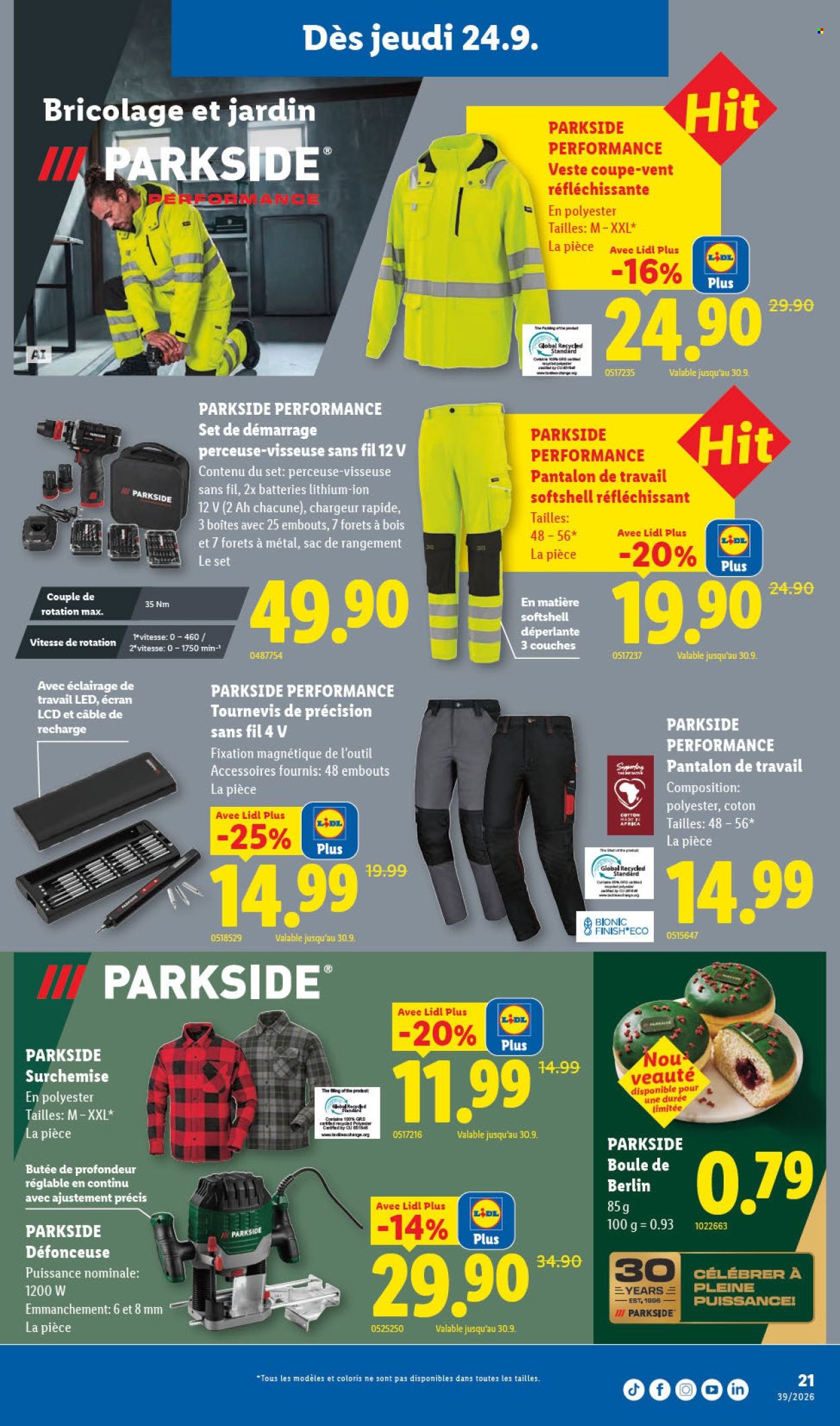 Volantino Lidl - 24.9.2026 - 30.9.2026. Pagina 21