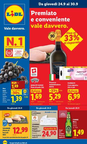 Prospekte Lidl - 24.9.2026 - 30.9.2026.