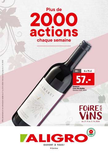 Catalogue ALIGRO - 21.9.2026 - 26.9.2026.