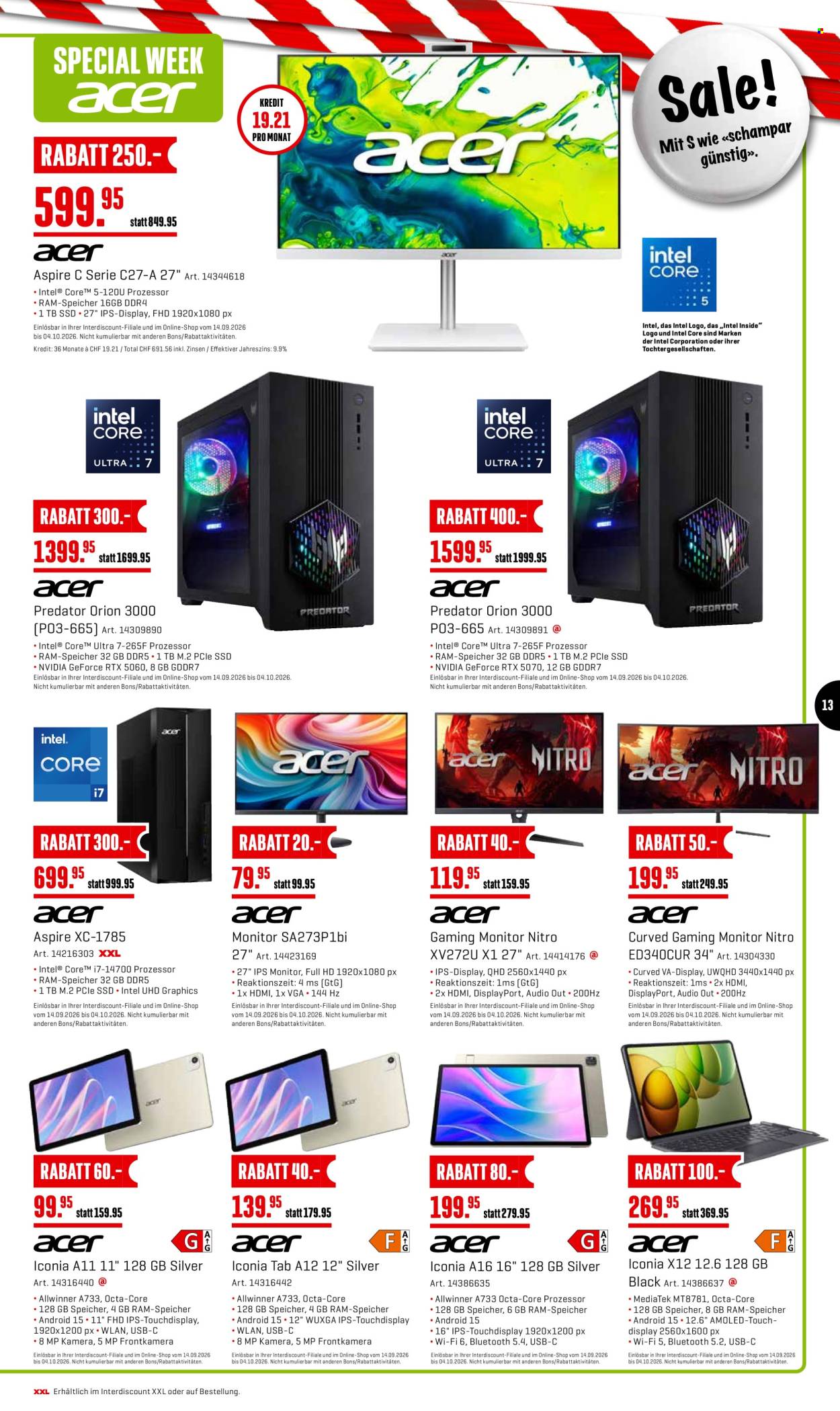 Catalogue Interdiscount - 21.9.2026 - 4.10.2026. Page 13
