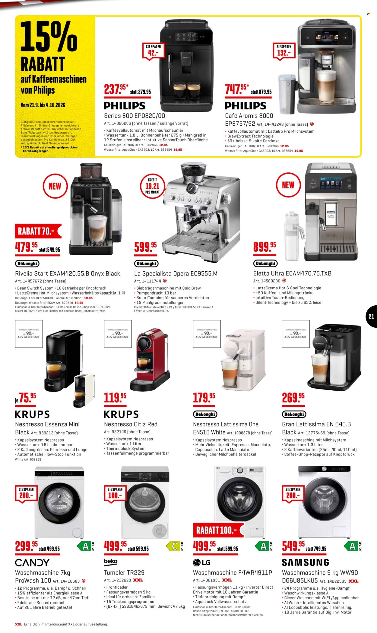 Catalogue Interdiscount - 21.9.2026 - 4.10.2026. Page 21