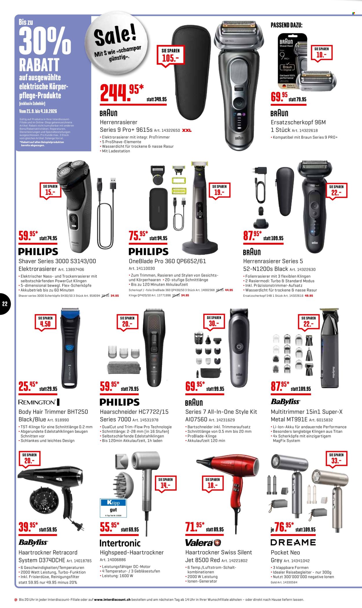 Catalogue Interdiscount - 21.9.2026 - 4.10.2026. Page 22