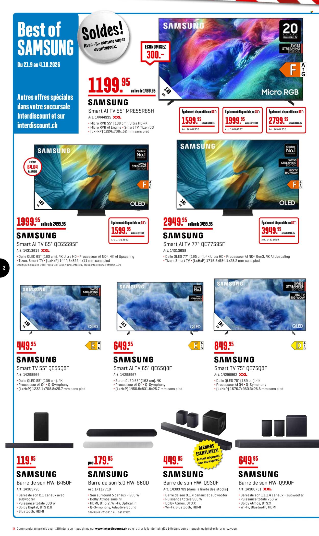 Catalogue Interdiscount - 21.9.2026 - 4.10.2026. Page 2