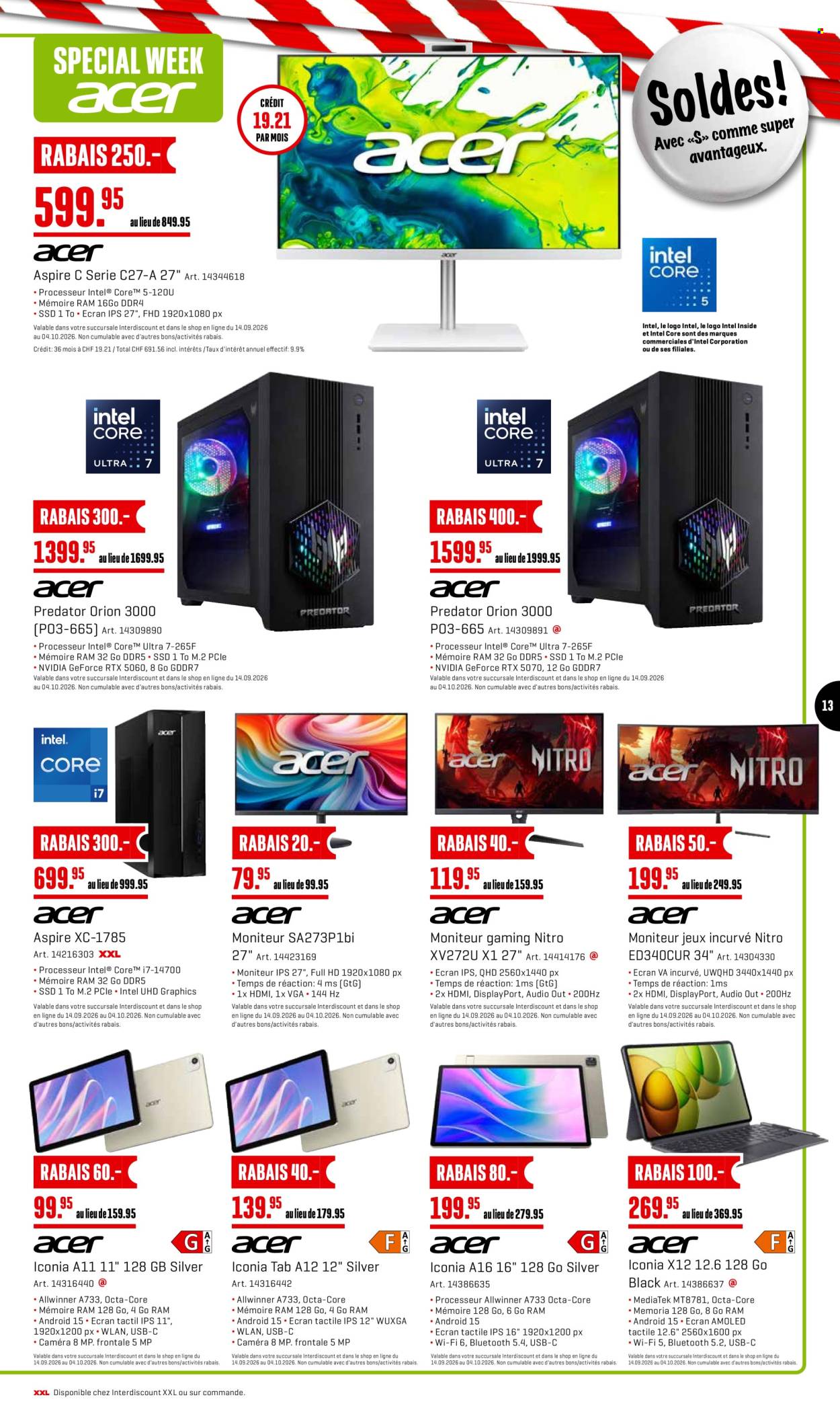 Catalogue Interdiscount - 21.9.2026 - 4.10.2026. Page 13