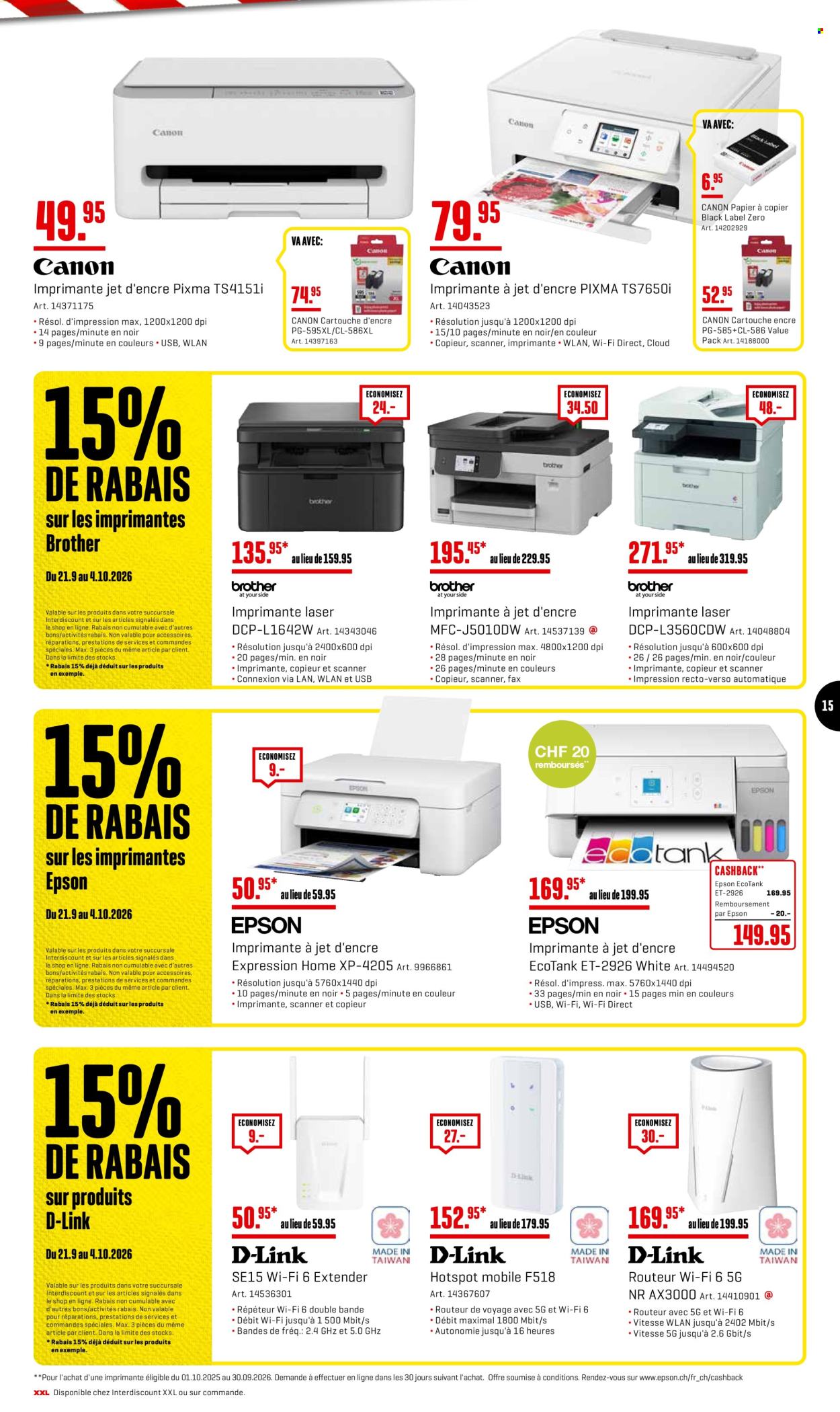 Catalogue Interdiscount - 21.9.2026 - 4.10.2026. Page 15