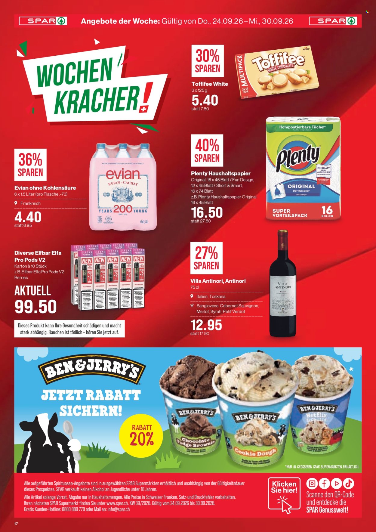 Volantino SPAR - 24.9.2026 - 30.9.2026. Pagina 17
