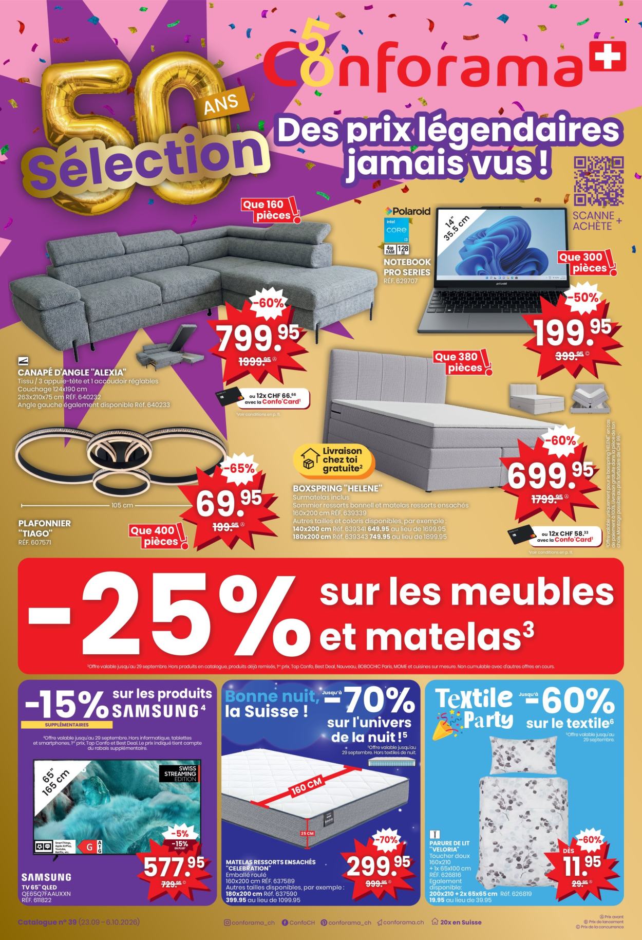 Volantino Conforama - 23.9.2026 - 6.10.2026. Pagina 1