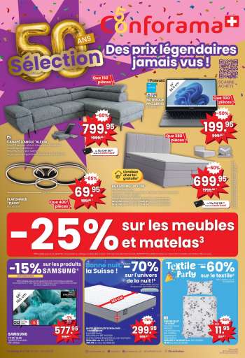 Catalogue Conforama - 23.9.2026 - 6.10.2026.