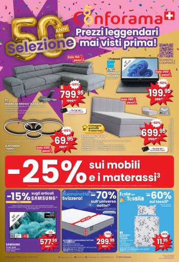 Volantino Conforama - 23.9.2026 - 6.10.2026.
