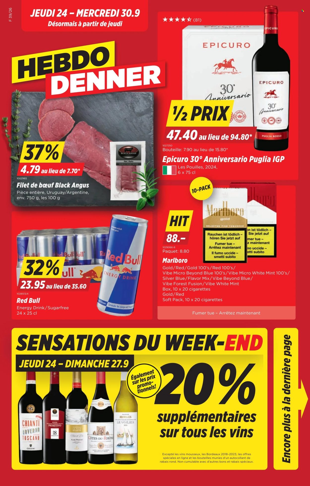 Catalogue Denner - 24.9.2026 - 30.9.2026. Page 1