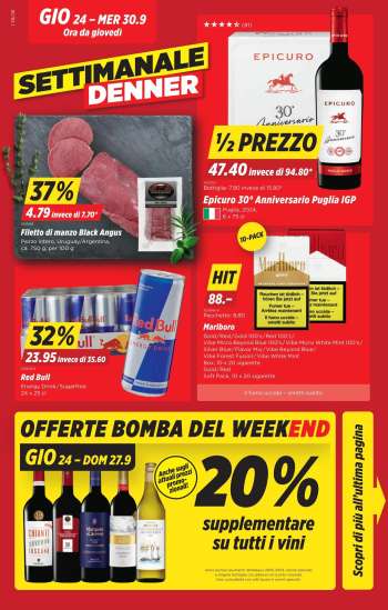 Volantino Denner - 23.9.2026 - 30.9.2026.