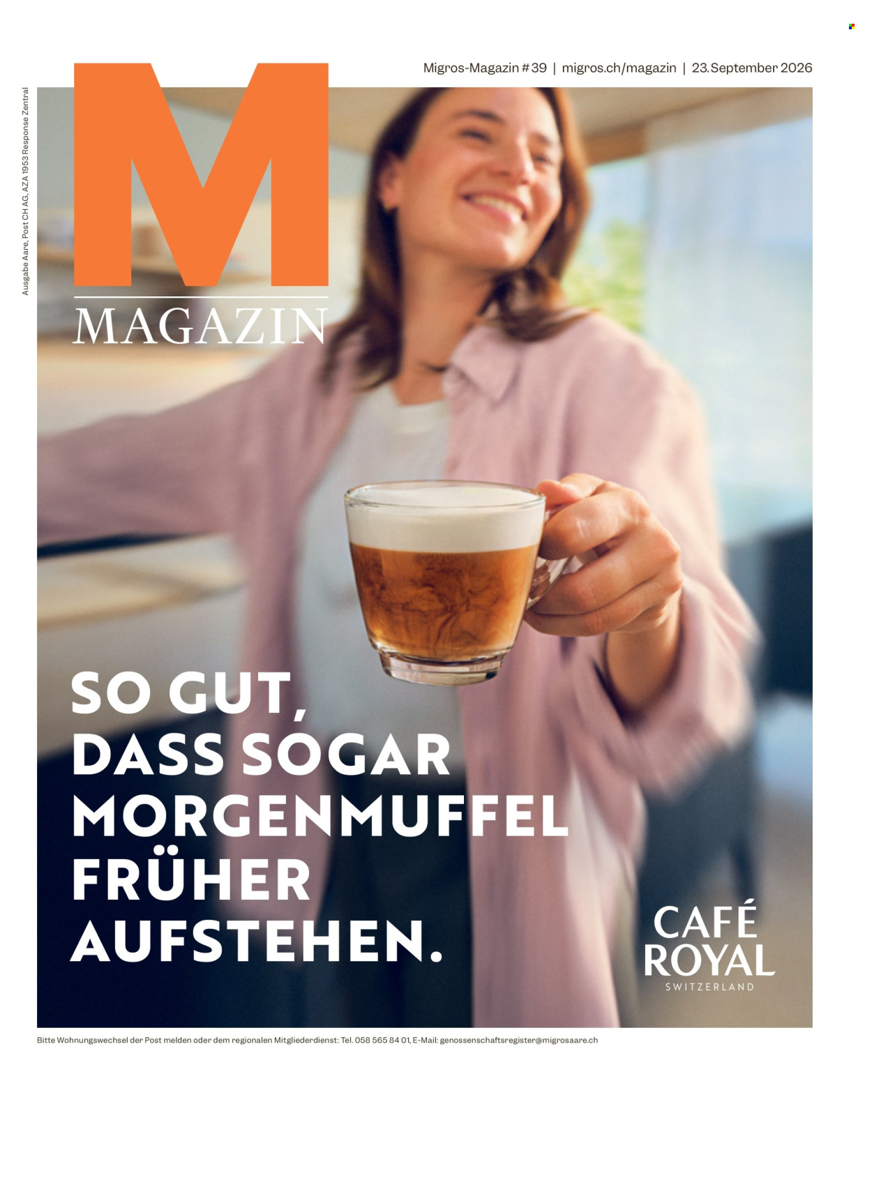 Prospekt Migros - 23.9.2026 - 30.9.2026. Seite 1