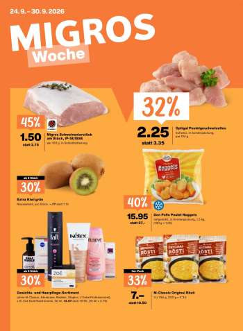 Volantino Migros - 24.9.2026 - 30.9.2026.