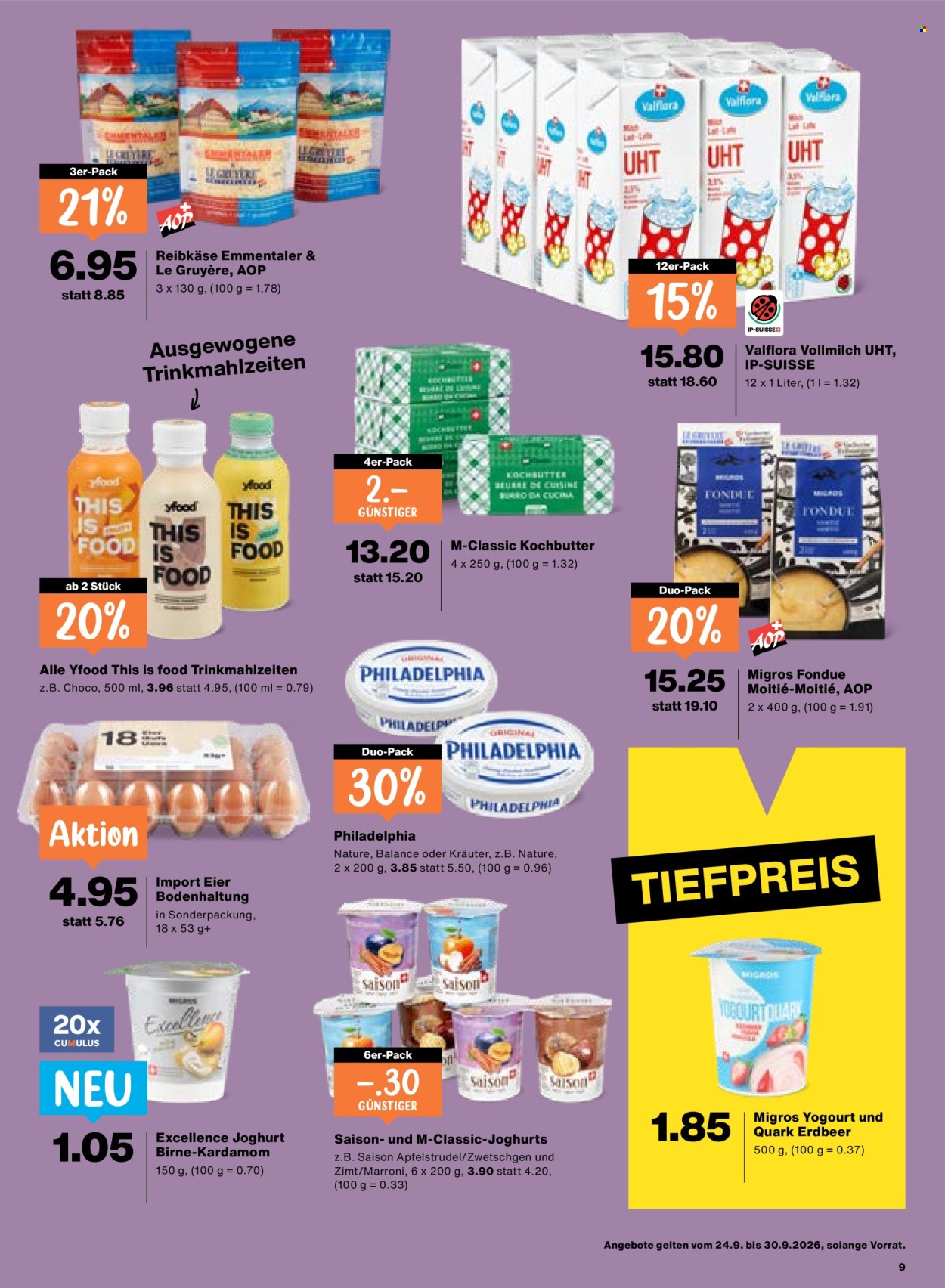 Prospekt Migros - 24.9.2026 - 30.9.2026. Seite 9