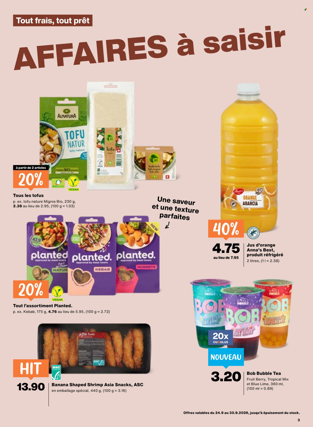 Prospekt Migros - 24.9.2026 - 30.9.2026. Seite 3