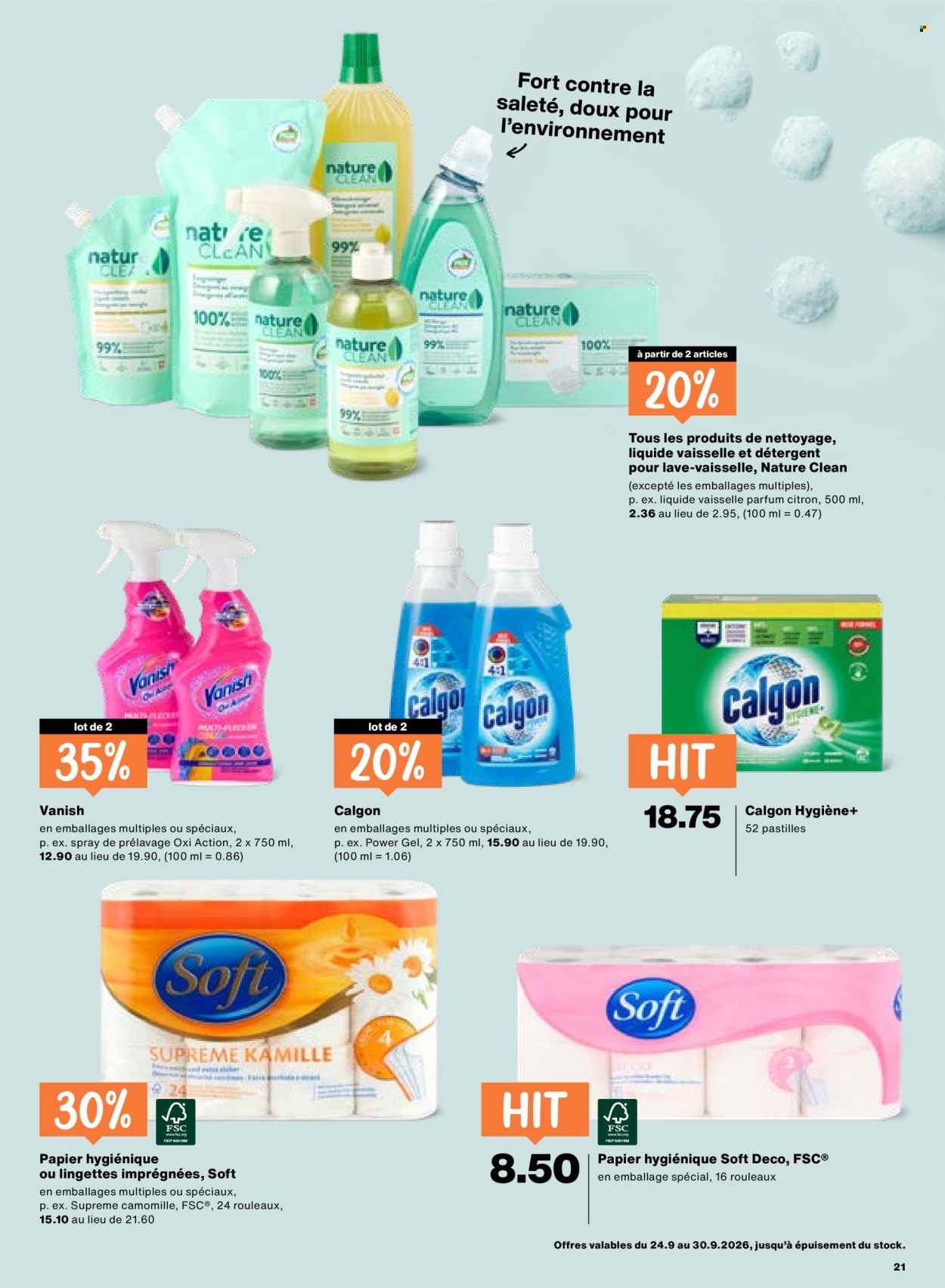 Prospekt Migros - 24.9.2026 - 30.9.2026. Seite 21