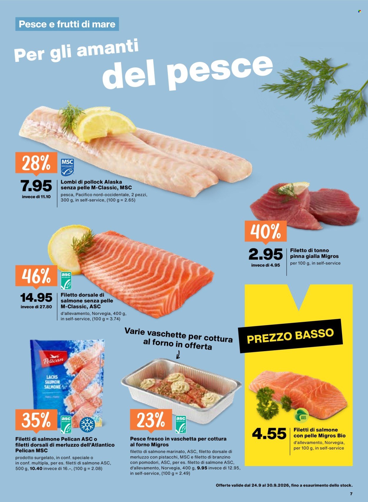 Volantino Migros - 24.9.2026 - 30.9.2026. Pagina 7