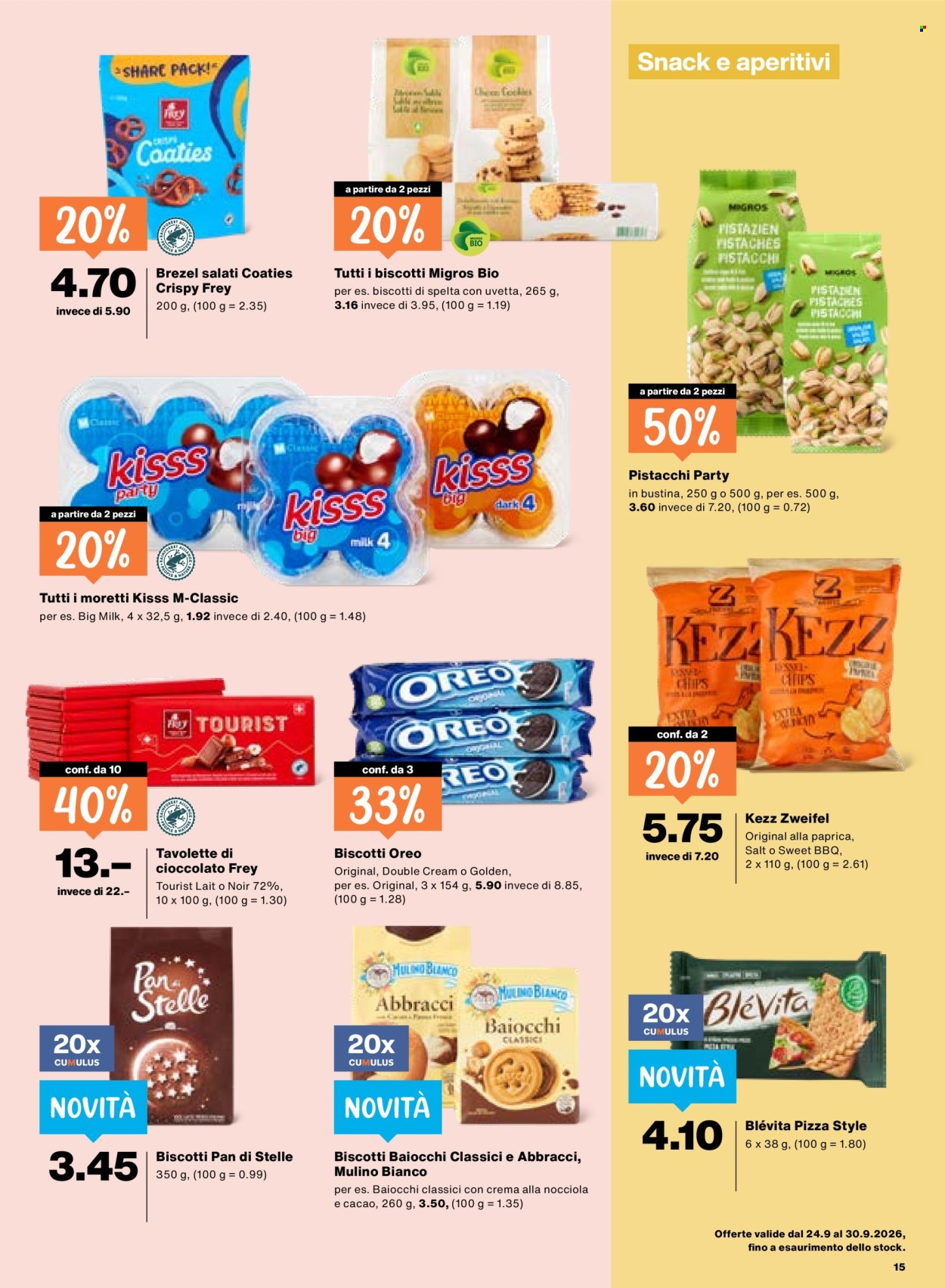 Volantino Migros - 24.9.2026 - 30.9.2026. Pagina 15