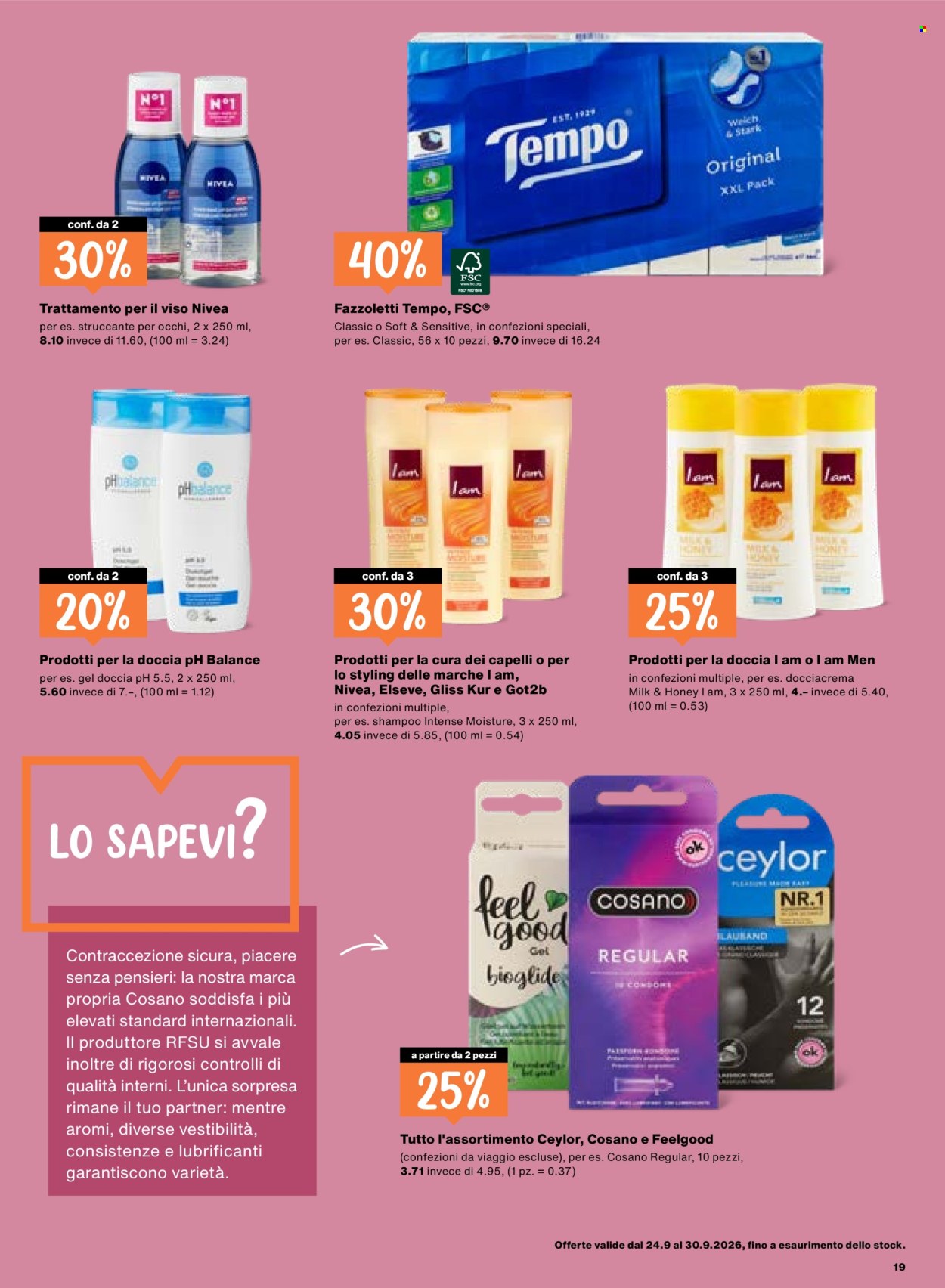 Volantino Migros - 24.9.2026 - 30.9.2026. Pagina 19