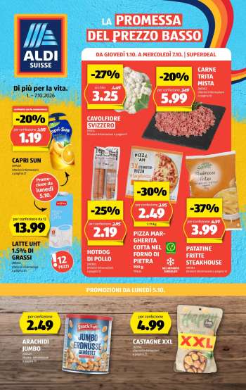 Volantino Aldi - 1.10.2026 - 7.10.2026.