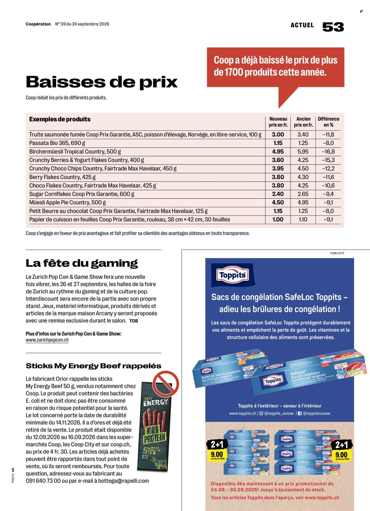 Volantino Coop - 24.9.2026 - 30.9.2026. Pagina 53