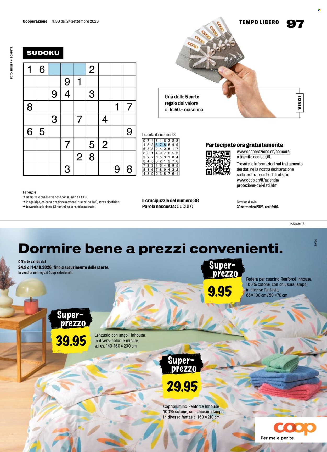 Volantino Coop - 24.9.2026 - 30.9.2026. Pagina 97