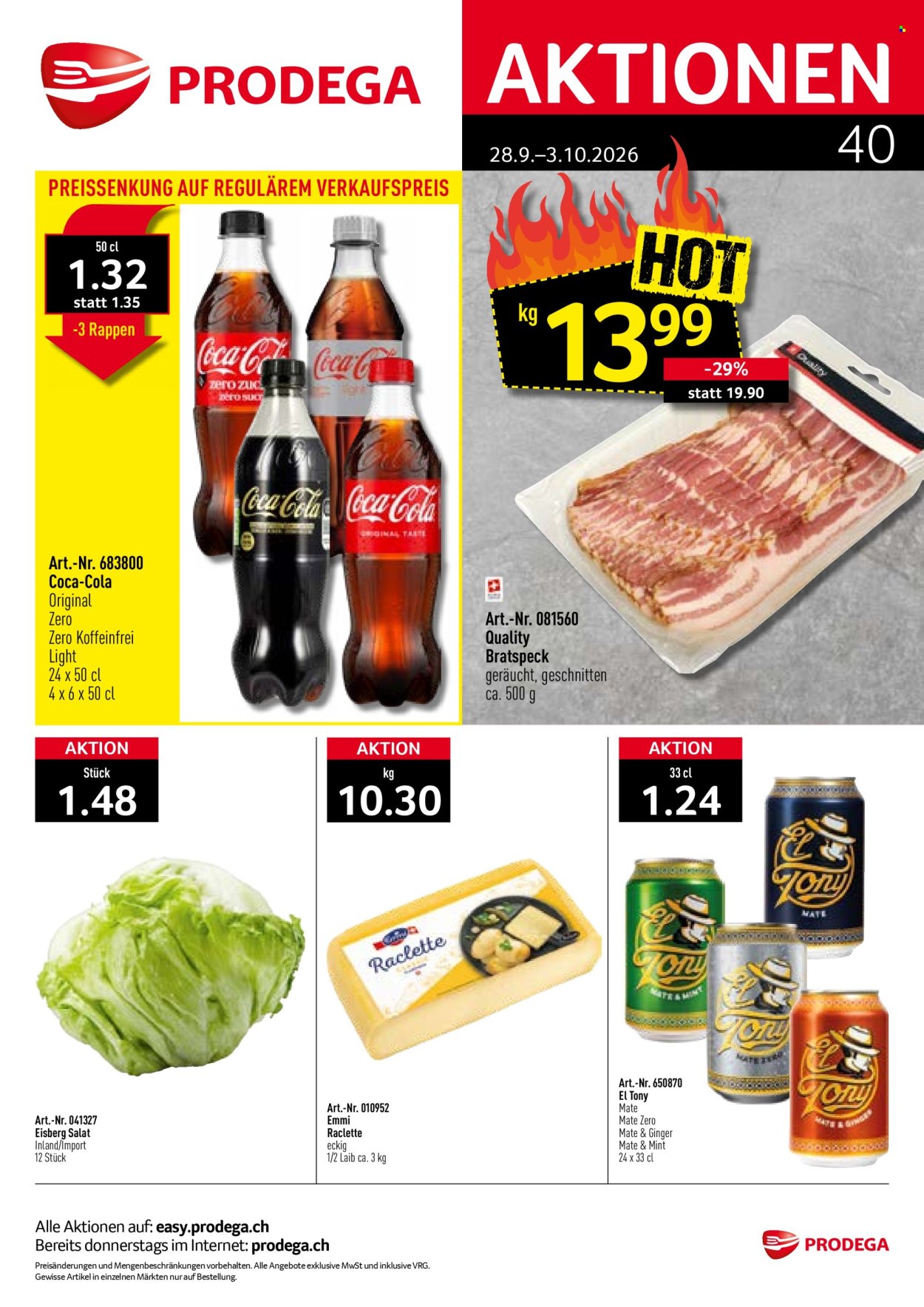 Volantino Prodega - 28.9.2026 - 3.10.2026. Pagina 1