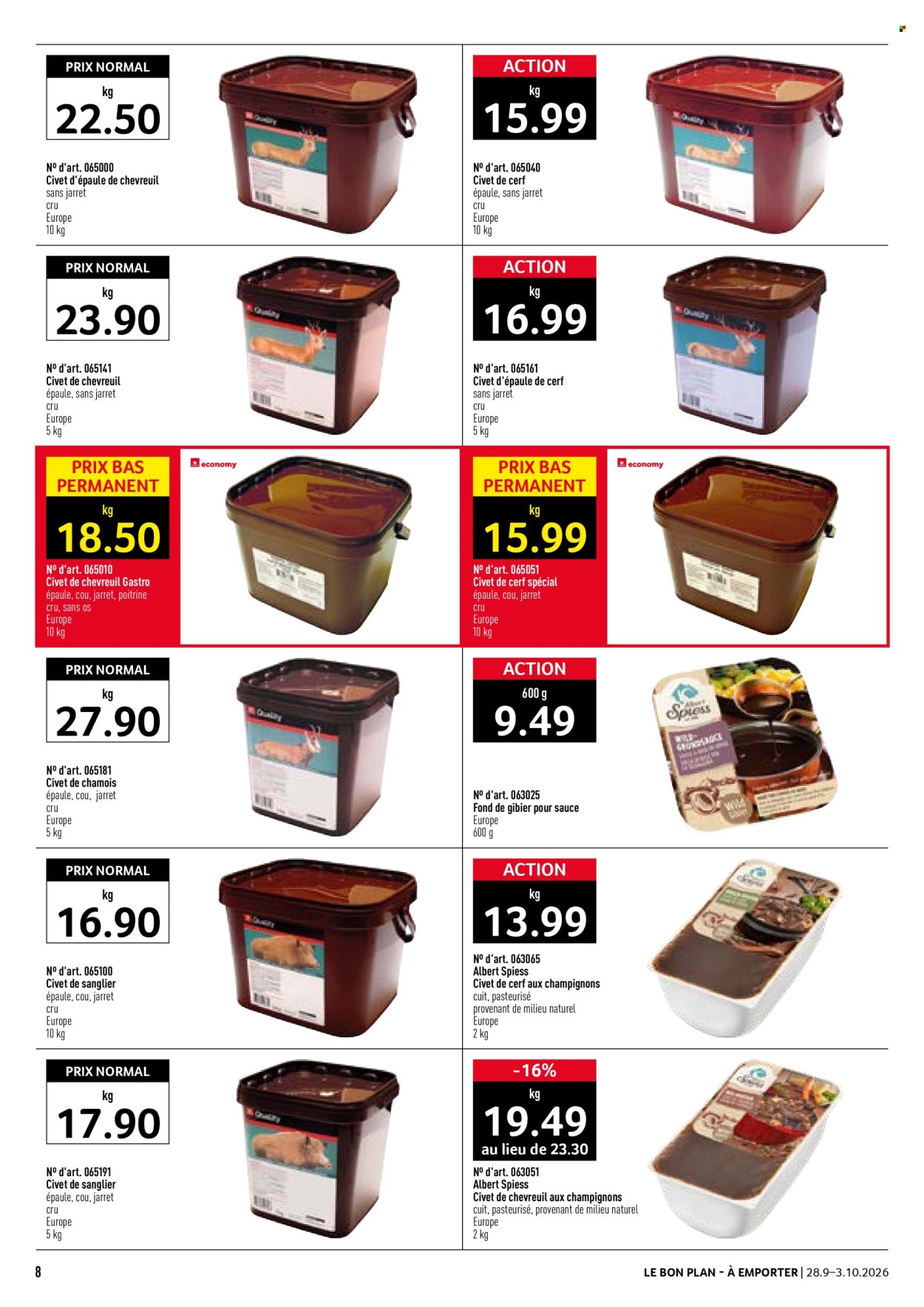 Volantino Prodega - 28.9.2026 - 3.10.2026. Pagina 8
