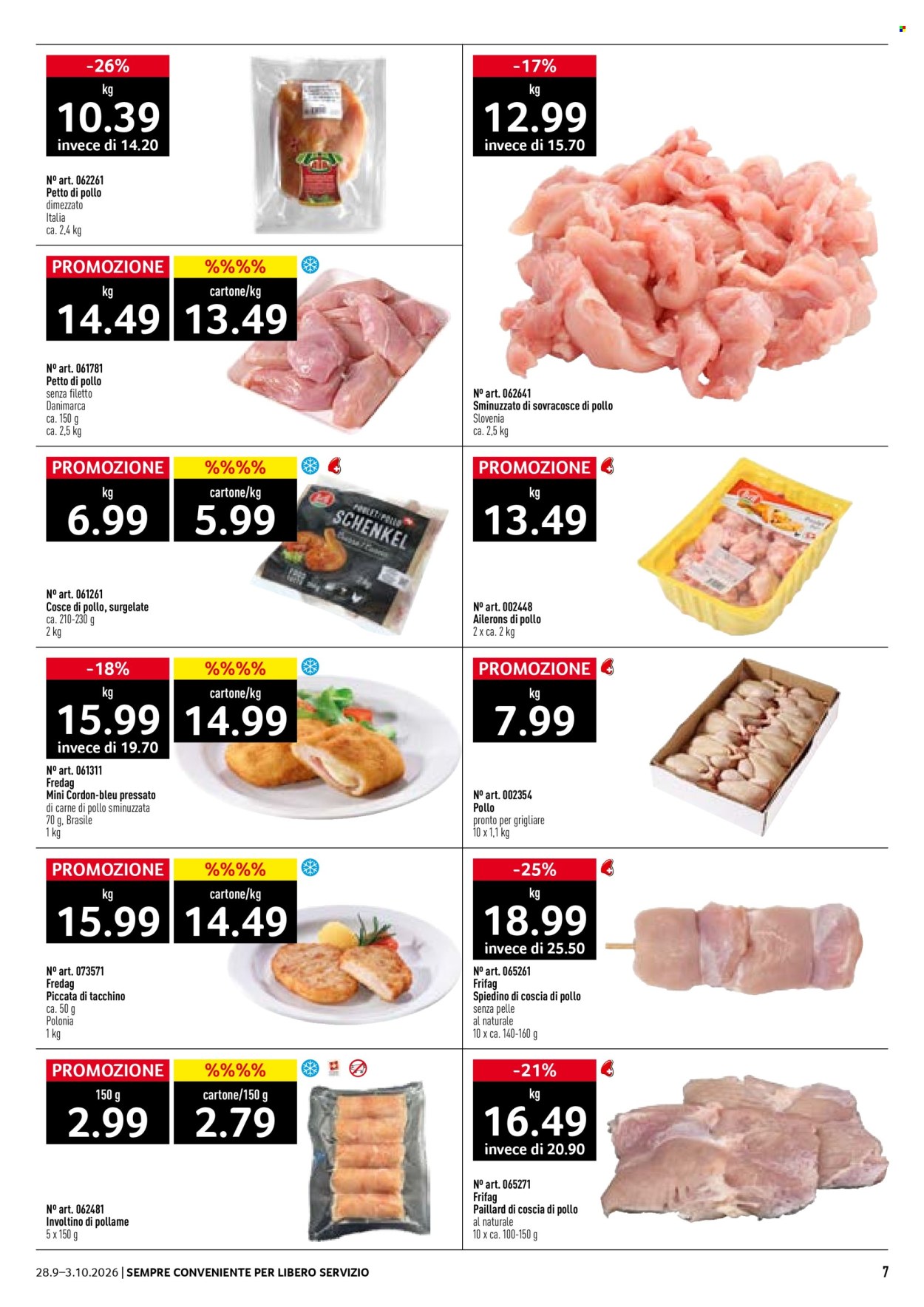 Volantino Prodega - 28.9.2026 - 3.10.2026. Pagina 7