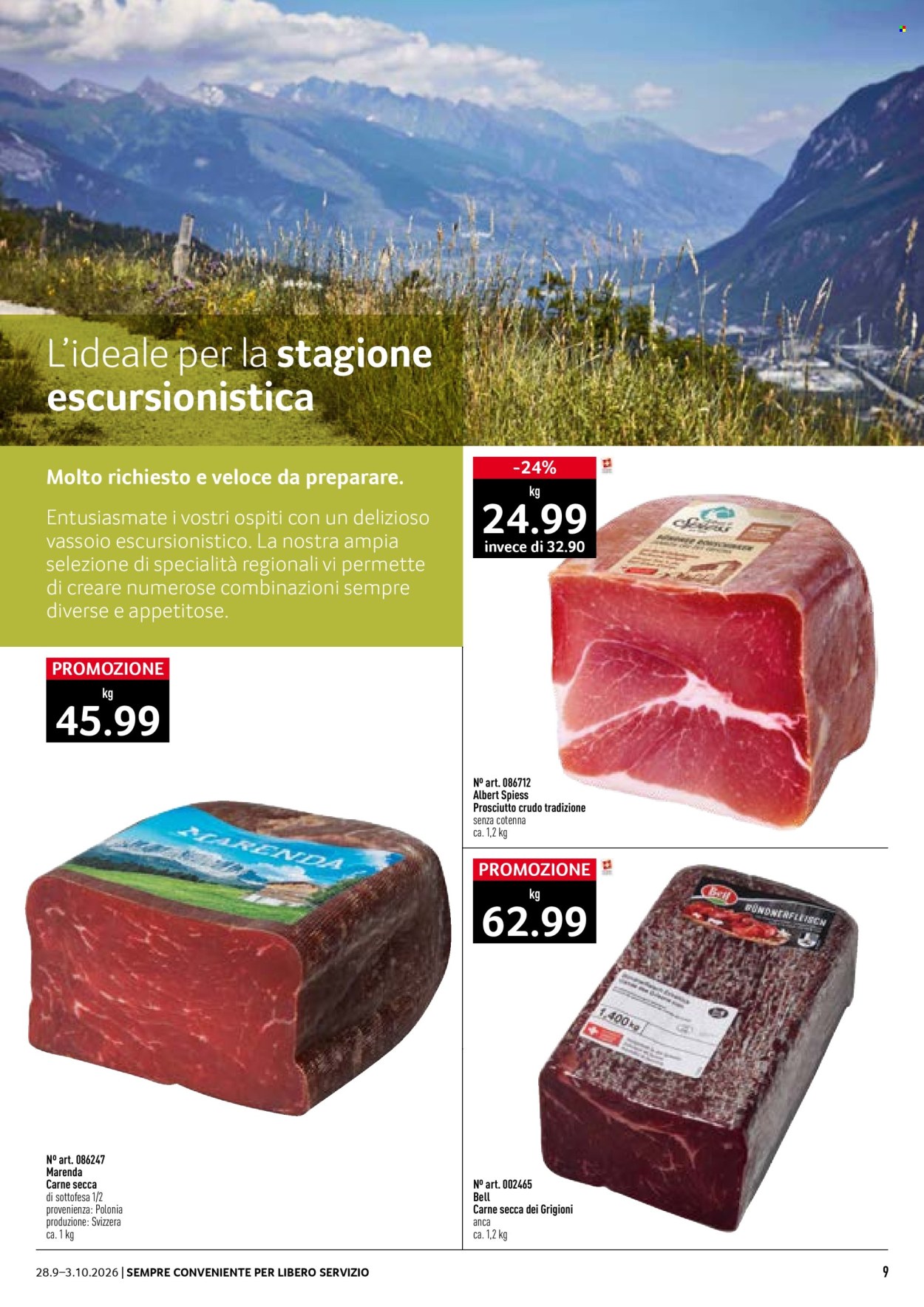Volantino Prodega - 28.9.2026 - 3.10.2026. Pagina 9