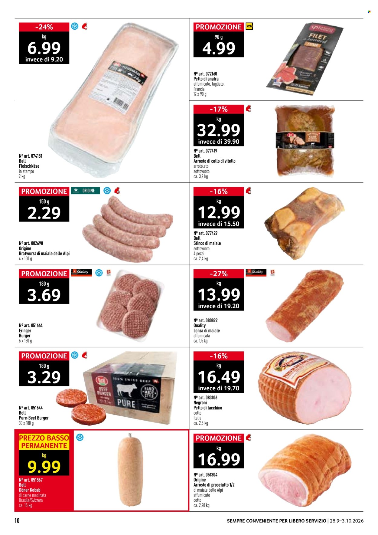 Volantino Prodega - 28.9.2026 - 3.10.2026. Pagina 10