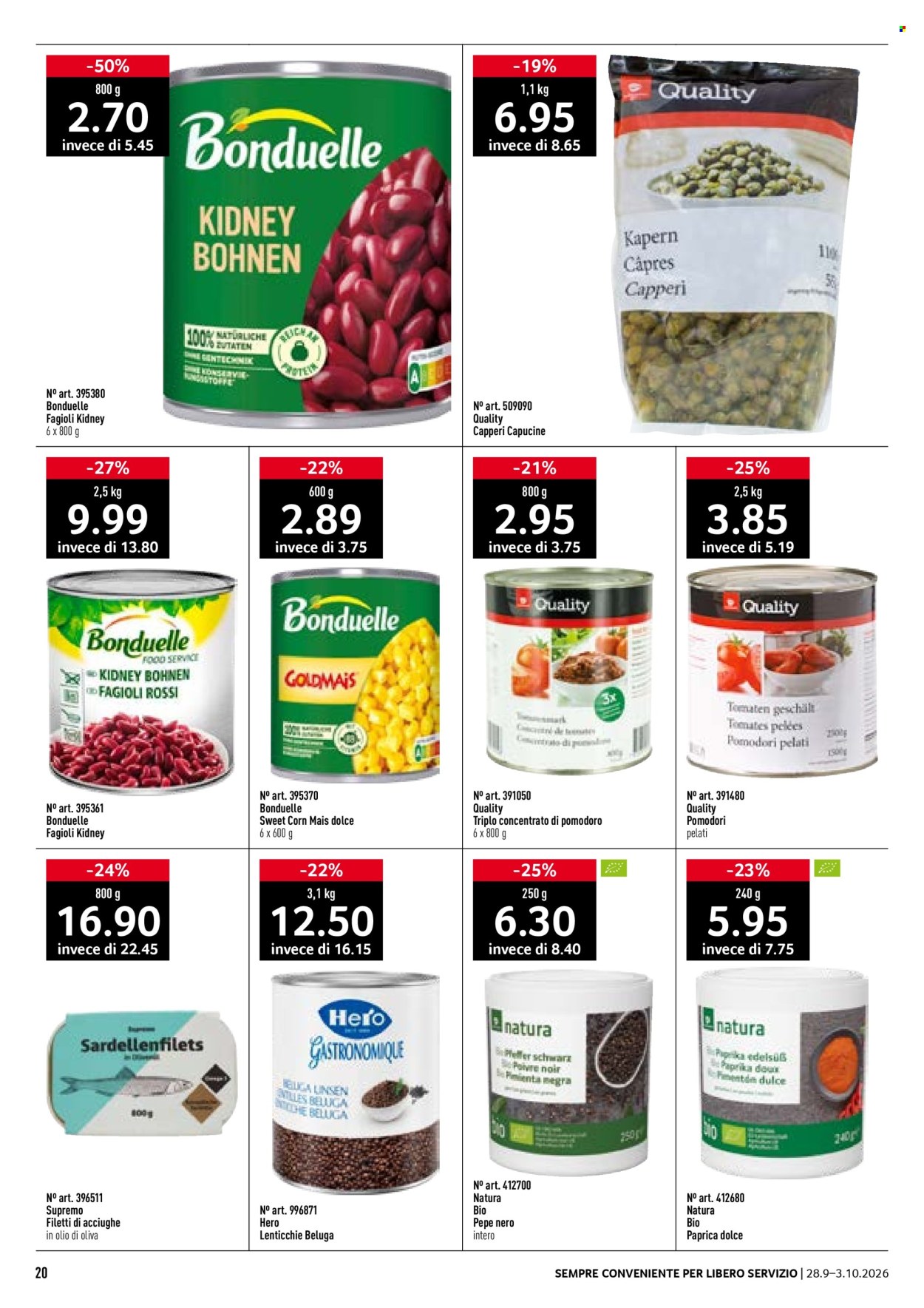 Volantino Prodega - 28.9.2026 - 3.10.2026. Pagina 20