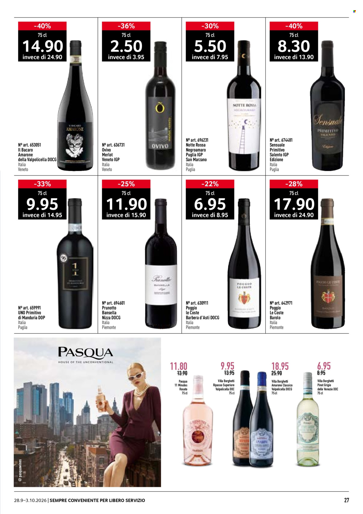 Volantino Prodega - 28.9.2026 - 3.10.2026. Pagina 27