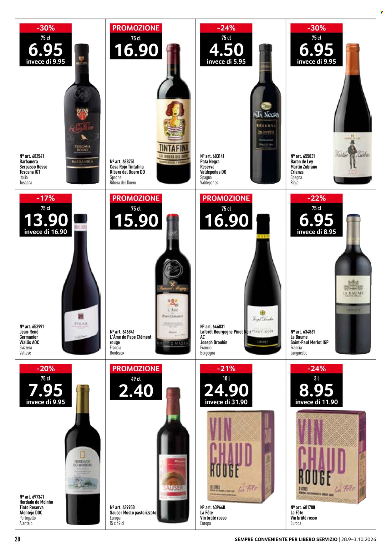 Volantino Prodega - 28.9.2026 - 3.10.2026. Pagina 28