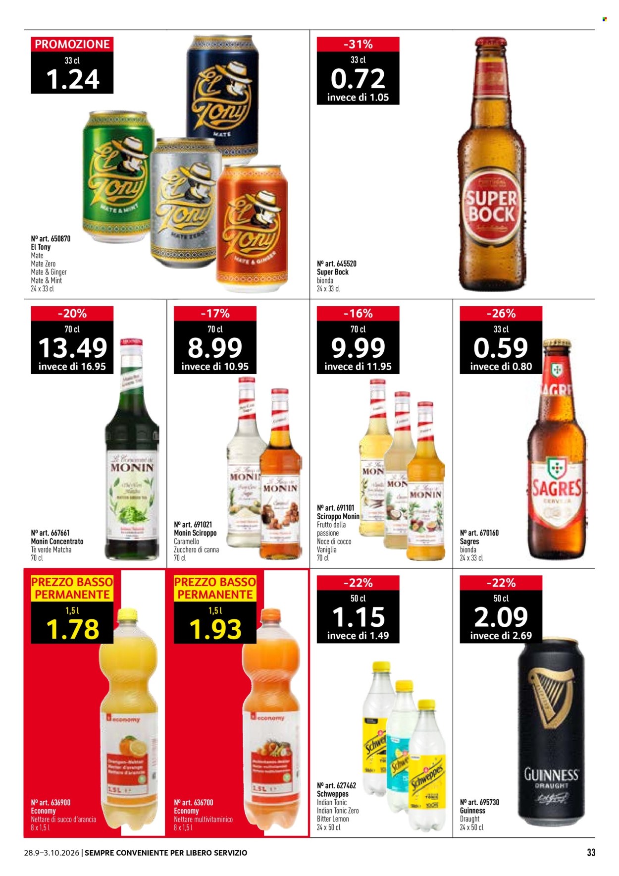 Volantino Prodega - 28.9.2026 - 3.10.2026. Pagina 33
