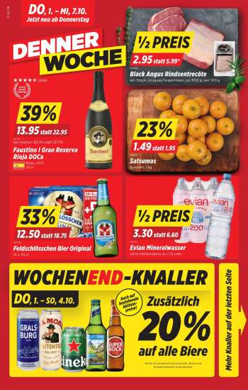 Prospekte Denner - 1.10.2026 - 7.10.2026.