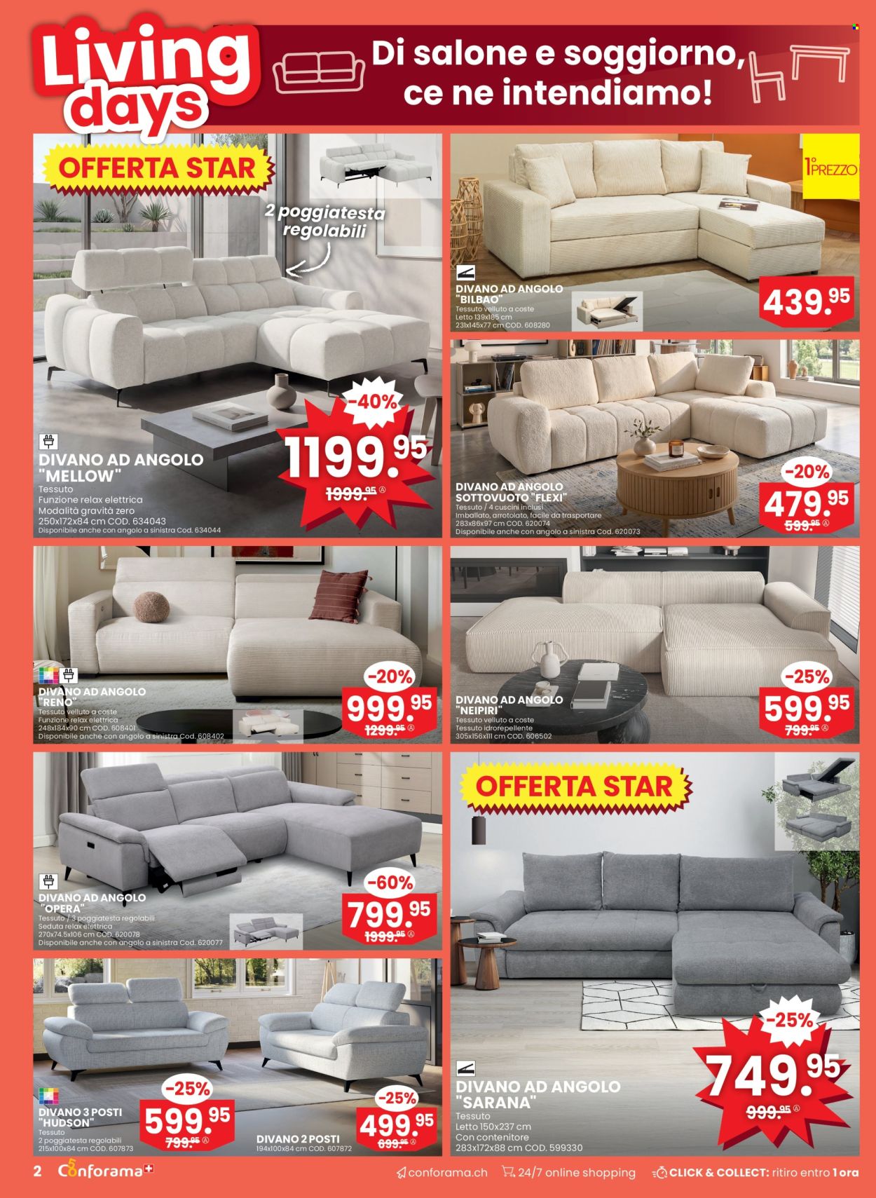 Volantino Conforama - 30.9.2026 - 13.10.2026. Pagina 2