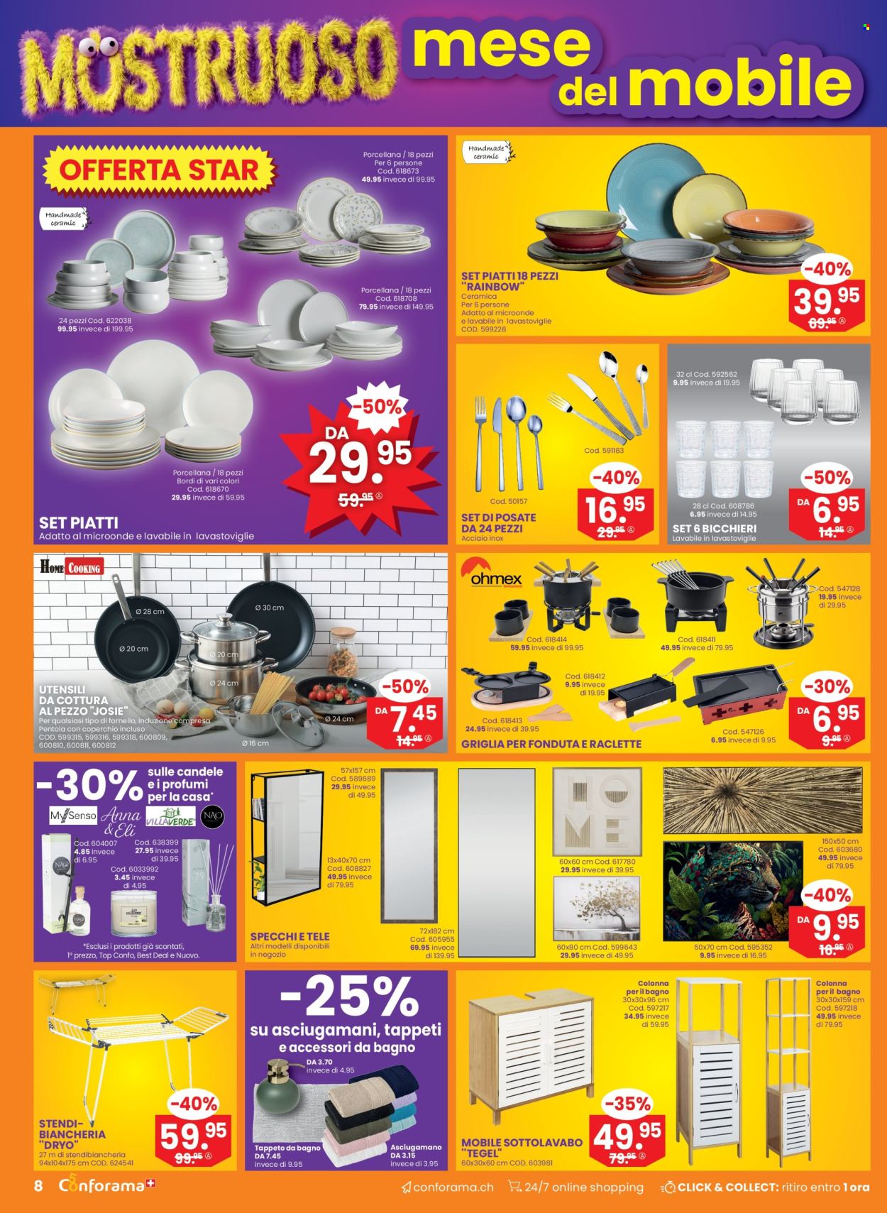 Volantino Conforama - 30.9.2026 - 13.10.2026. Pagina 8