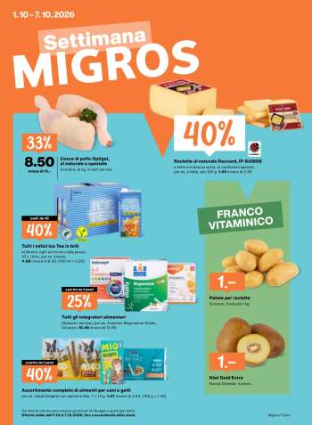 Prospekte Migros - 1.10.2026 - 7.10.2026.