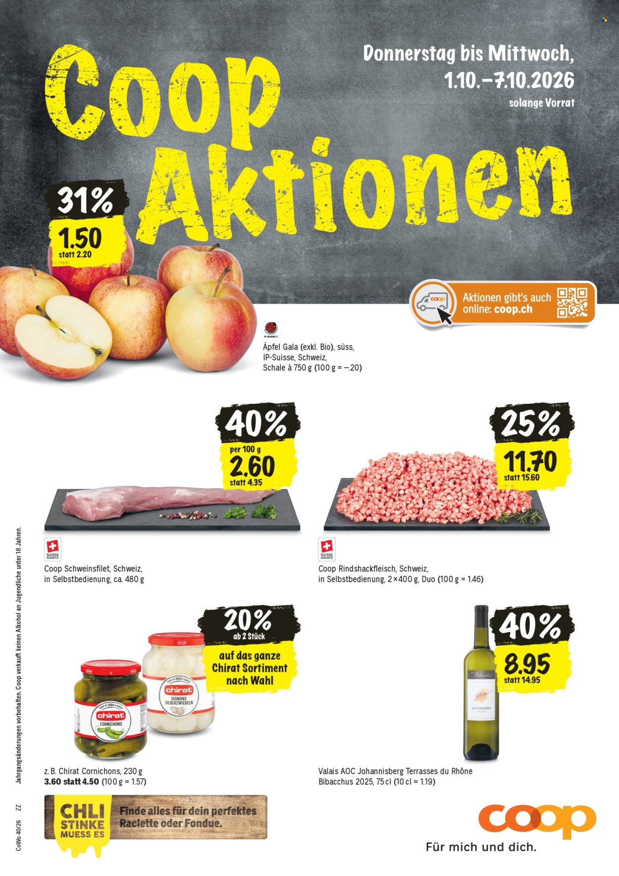 Prospekt Coop - 1.10.2026 - 7.10.2026. Seite 1