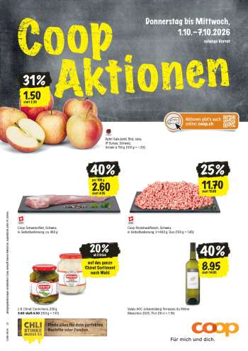 Prospekte Coop - 1.10.2026 - 7.10.2026.