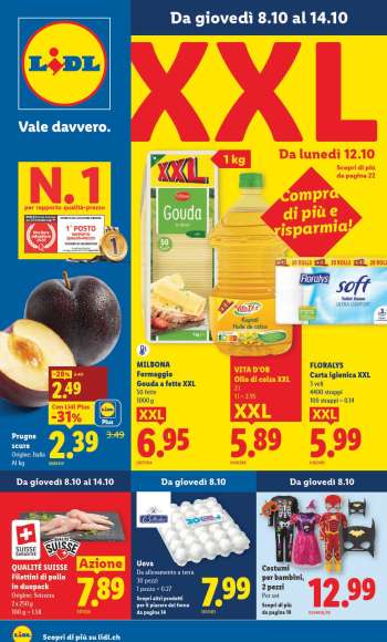 Volantino Lidl - 8.10.2026 - 14.10.2026.