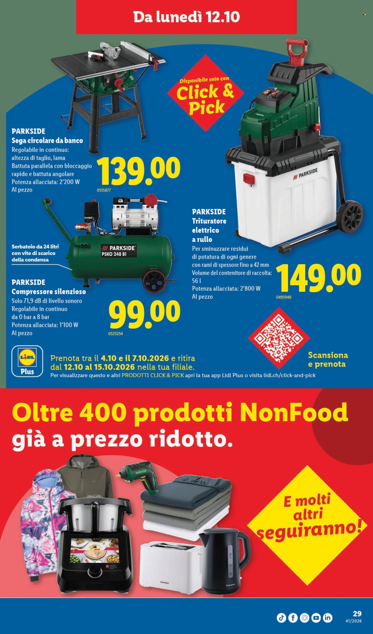 Volantino Lidl - 8.10.2026 - 14.10.2026. Pagina 29