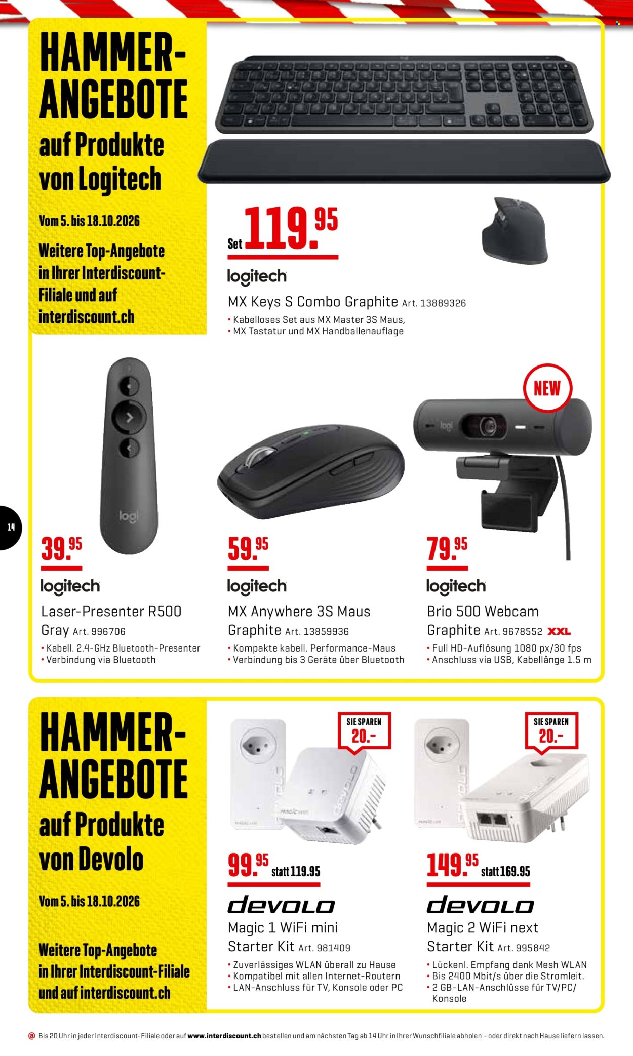 Catalogue Interdiscount - 5.10.2026 - 18.10.2026. Page 14