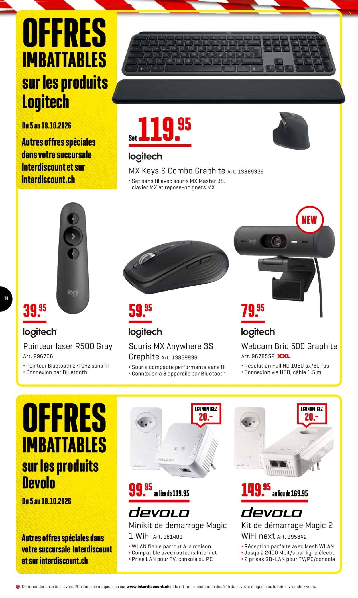 Prospekt Interdiscount - 5.10.2026 - 18.10.2026. Seite 14