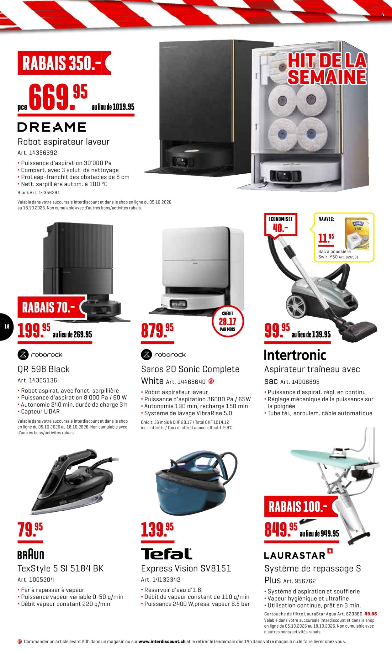 Prospekt Interdiscount - 5.10.2026 - 18.10.2026. Seite 18