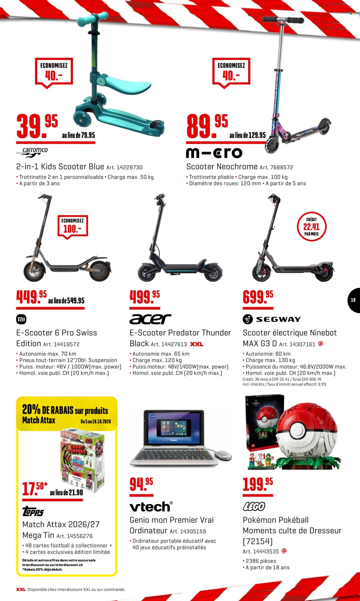 Prospekt Interdiscount - 5.10.2026 - 18.10.2026. Seite 19