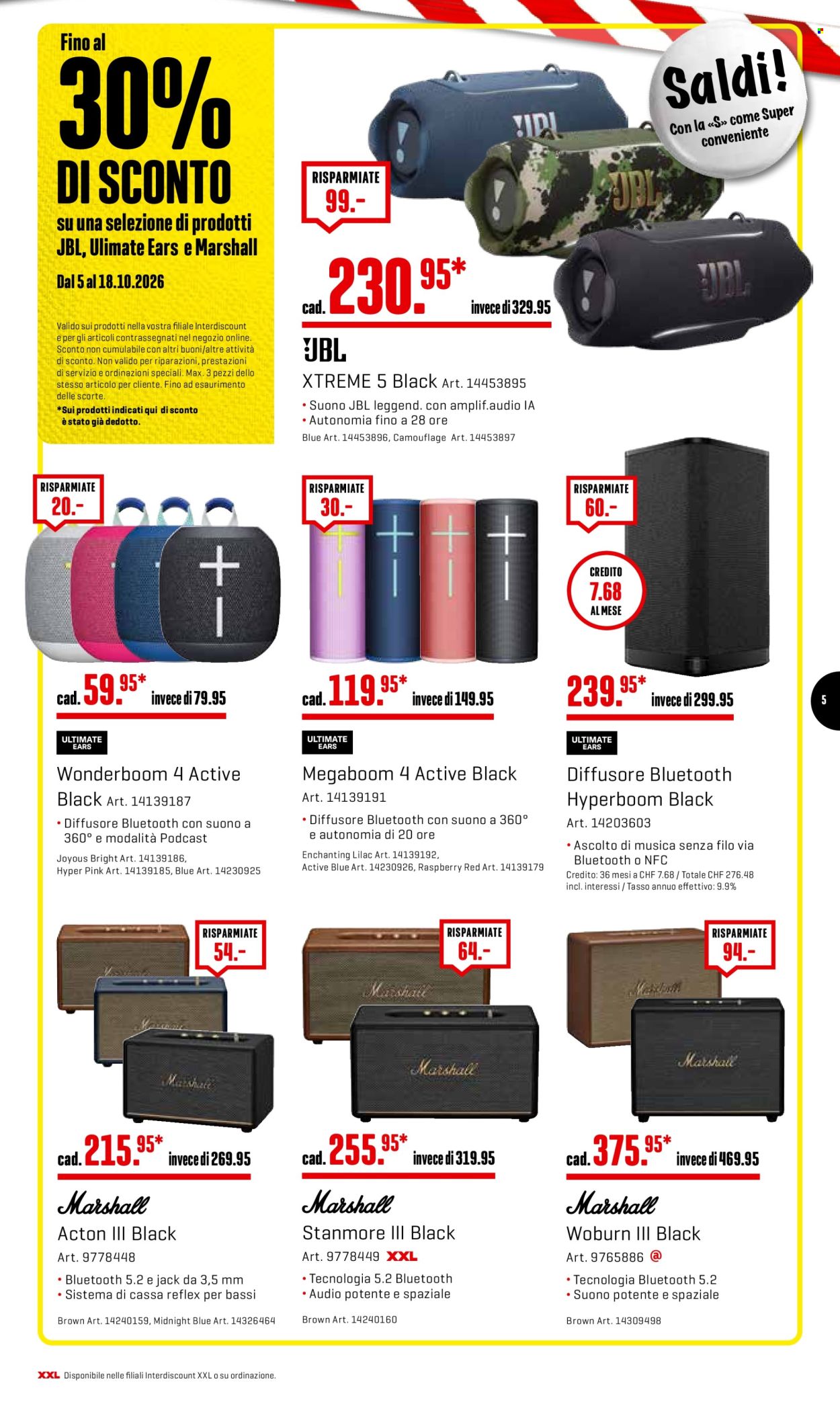 Volantino Interdiscount - 5.10.2026 - 18.10.2026. Pagina 5