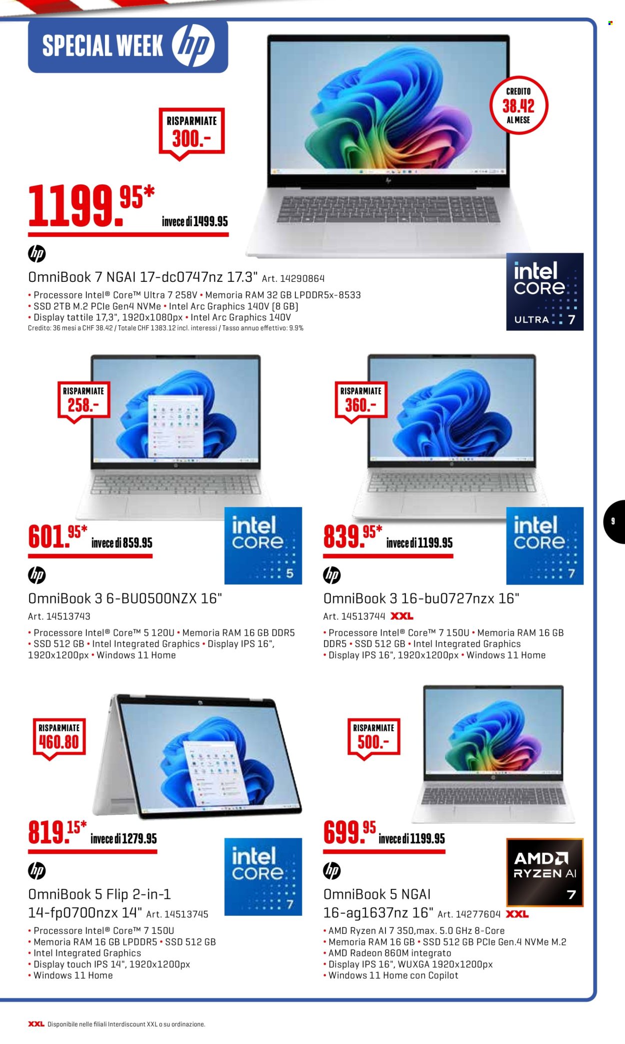 Volantino Interdiscount - 5.10.2026 - 18.10.2026. Pagina 9